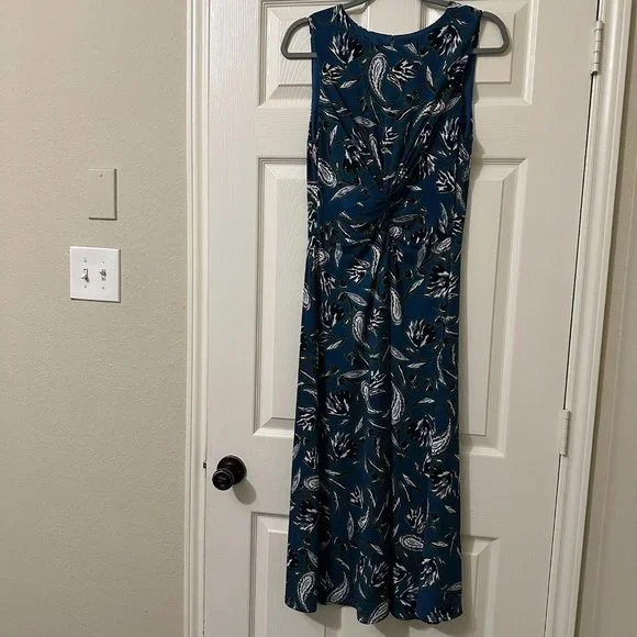 vince camuto blue floral dress Vince Camuto Floral Print Maxi Tank Dress – DGFOutlet